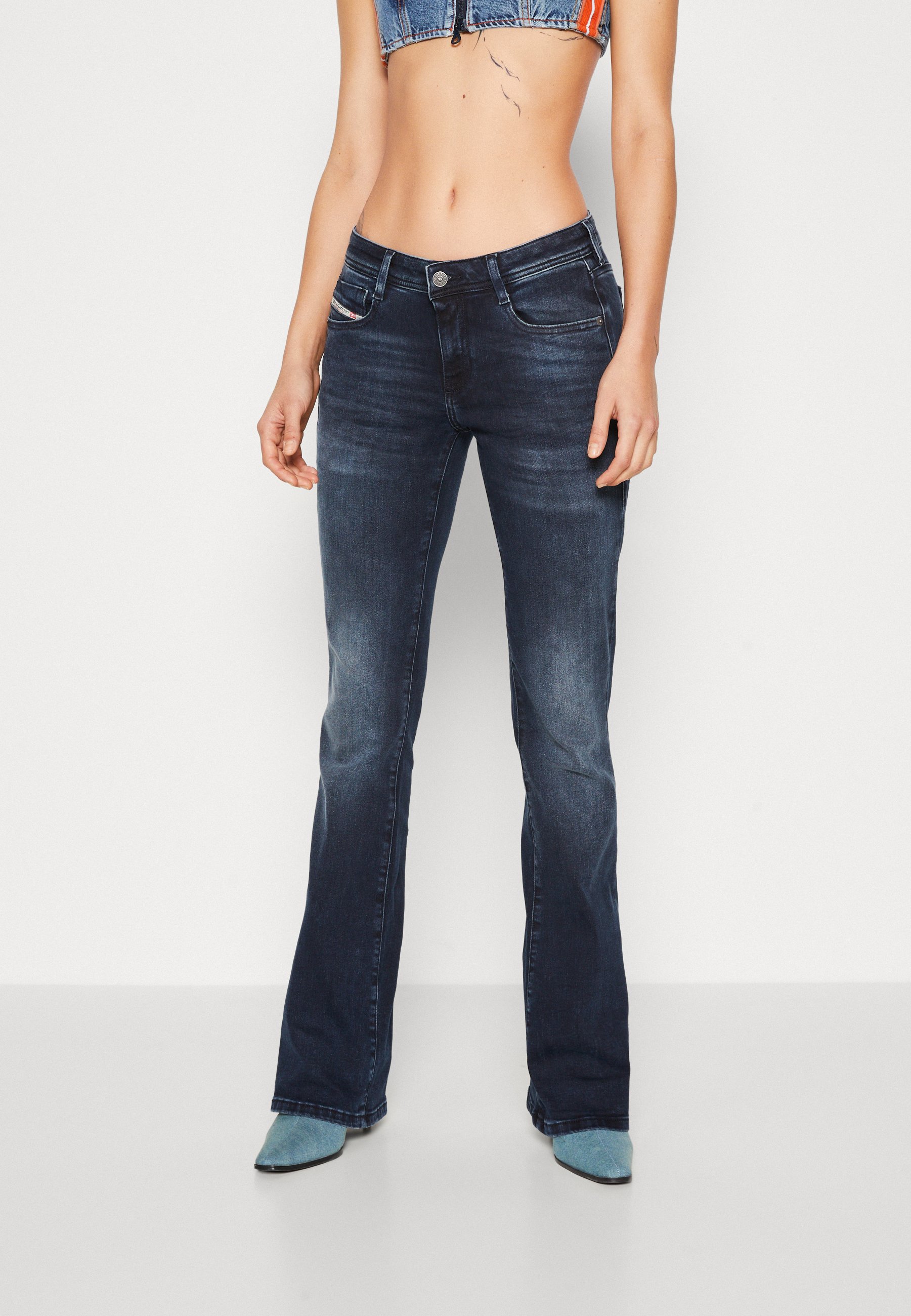 Diesel 1969 D-EBBEY - Bootcut jeans - blue denim - Zalando