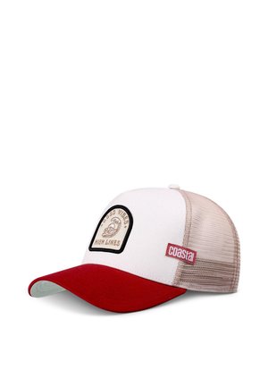 TRUCKER HFT HIGH LINES - Cap - offwhite/wine/khaki
