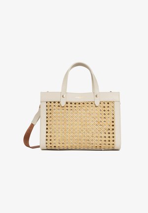 LANCASTER SMALL CANNAGE ROTIN - Borsa a mano - beige