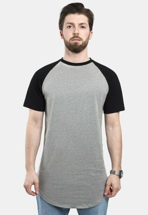 ROUND BASEBALL KURZARM - Printtipaita - grey/black