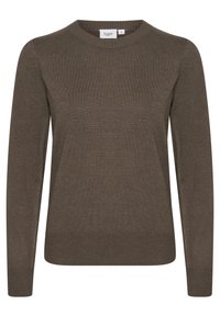 Saint Tropez Stickad tröja - brown