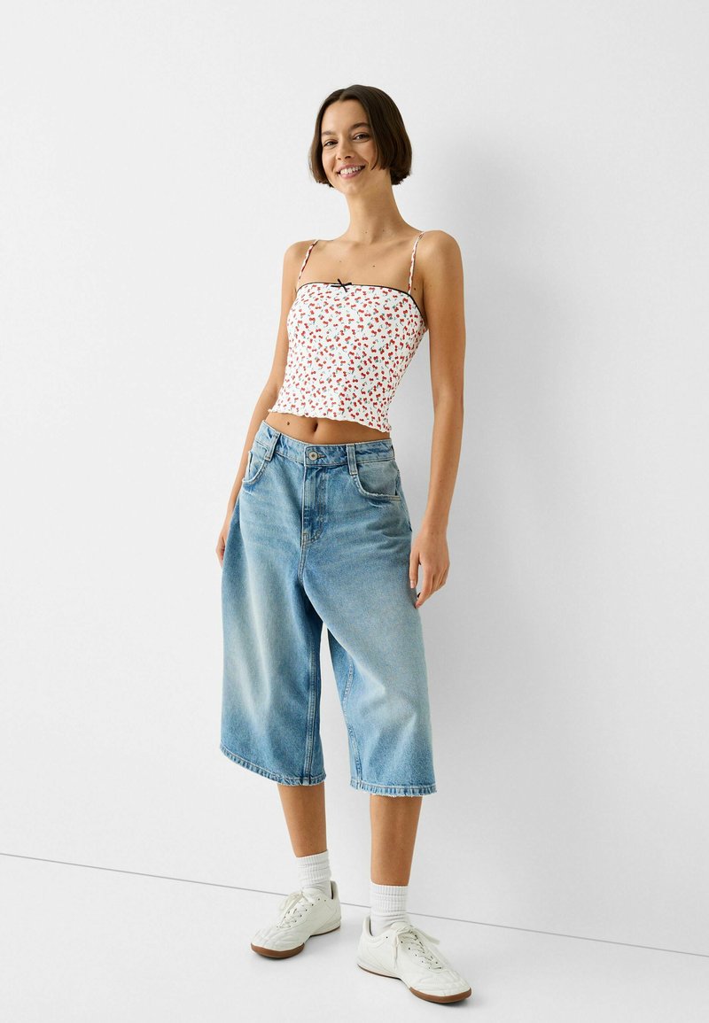 Bershka Top rood Bershka Top rood