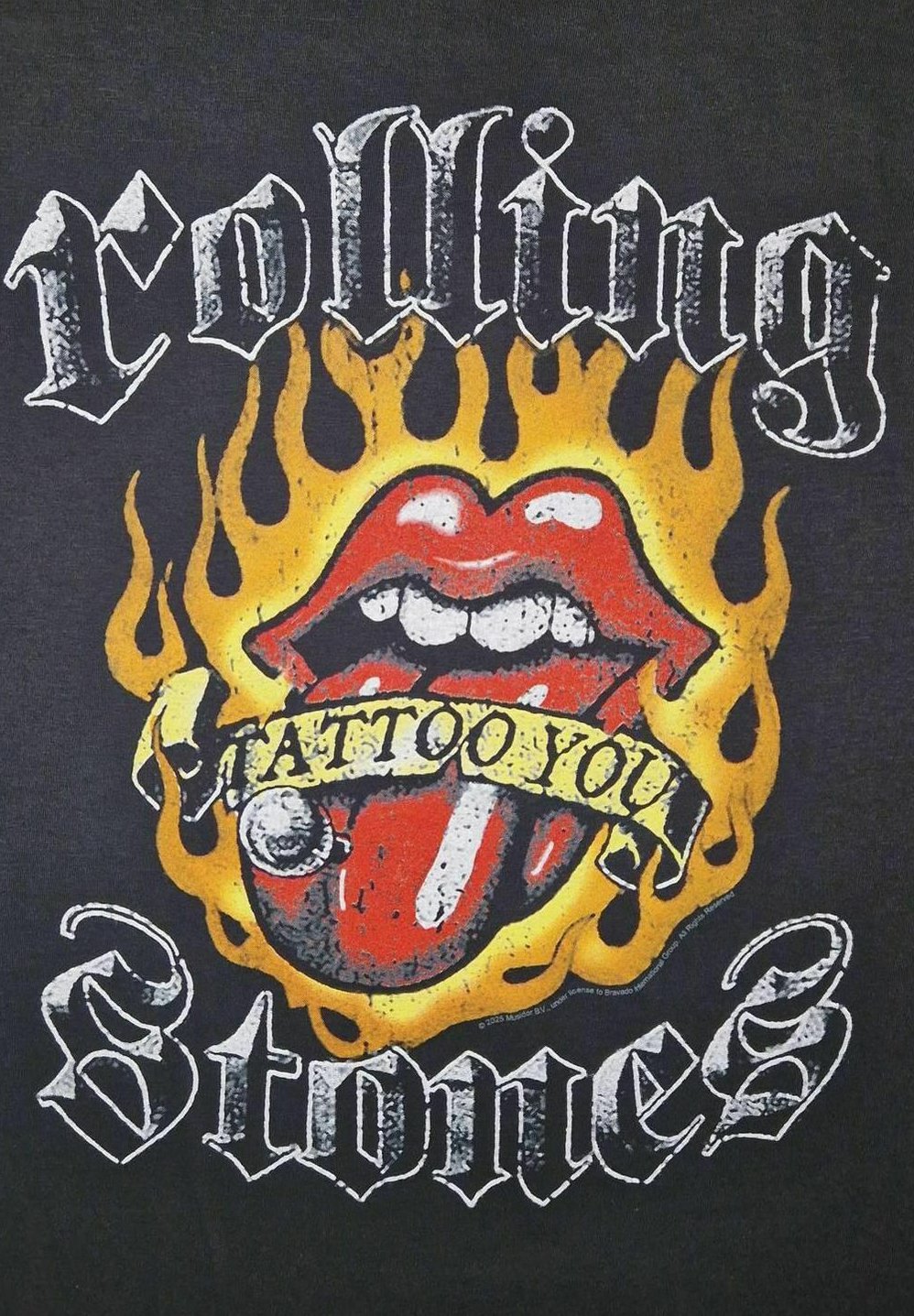 rockshirts ROLLING STONES TATTOO YOU - Print T-shirt - black - Zalando