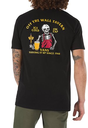 MN OFF THE WALL TAVERN SS - Print T-shirt - black