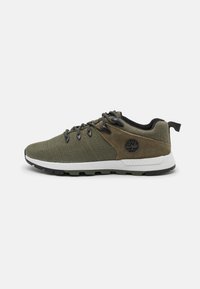 Timberland - SPRINT TREKKER  - Matalavartiset tennarit - dark green Pienoiskuva 1