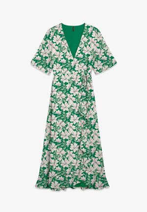 Vero Moda Curve, KLEID VMCZILLE LANGES KLEID - Vestito lungo - bosphorus