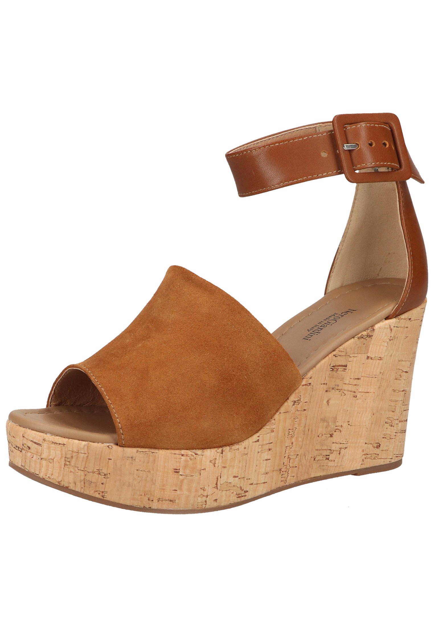 NeroGiardini Sandalen met sleehak - tabacco/Bruin - Zalando.nl