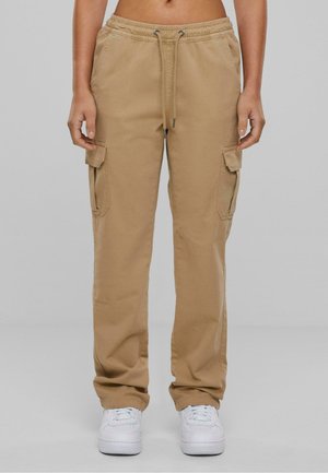 HIGH WAIST - Cargobyxor - unionbeige