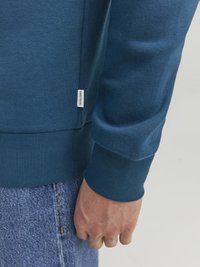 Jack & Jones JJELOGO HOOD - Felpa con cappuccio - sailor blue