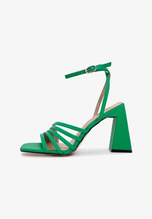 Cesare Gaspari, Sandalen met hoge hak - green
