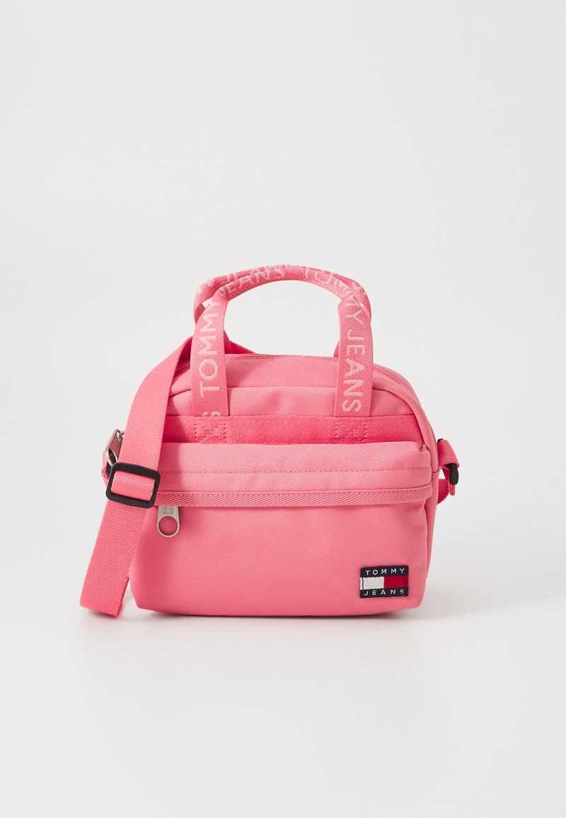 Tommy Jeans ESS DAILY CROSSOVER - Kézitáska - preppy pink