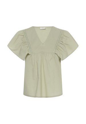 Kaffe, KAKARLI SHORT SLEEVE - Camicetta - seagrass