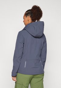 CMP ZIP HOOD - Jachetă softshell - titanio/acqua