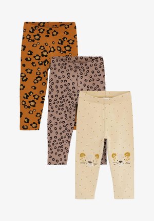 3 PACK - Leggings - off-white