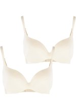 Royal Lounge Damen T-Shirt BH Glacier Grey - Nahtlos Mit Integriertem Bügel