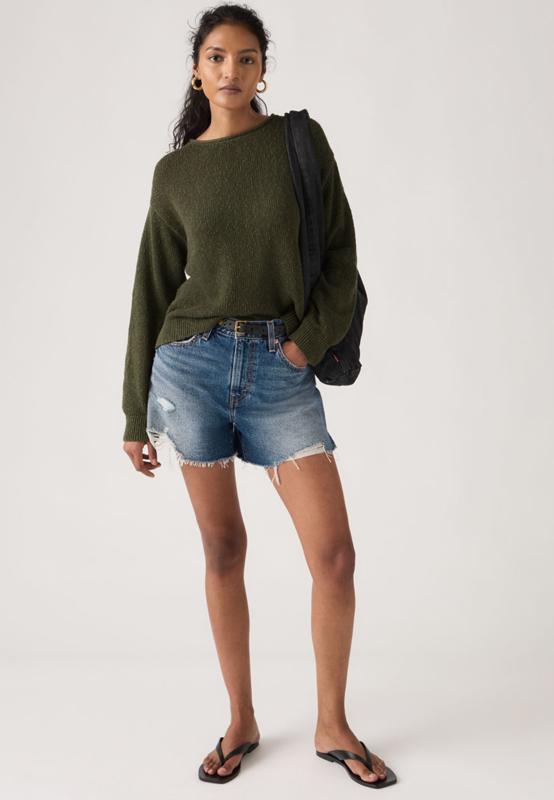 Levi's® RIBCAGE SHORT ZIP - Shorts vaqueros - like it love it