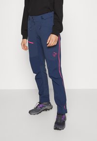 Norrøna FALKETIND HEAVY DUTY PANTS - Calças para exterior - indigo night/honeysuckle