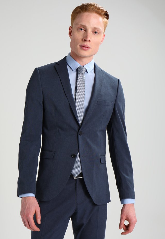 SHDNEWONE MYLOLOGAN SLIM FIT - Anzug - medium blue melange