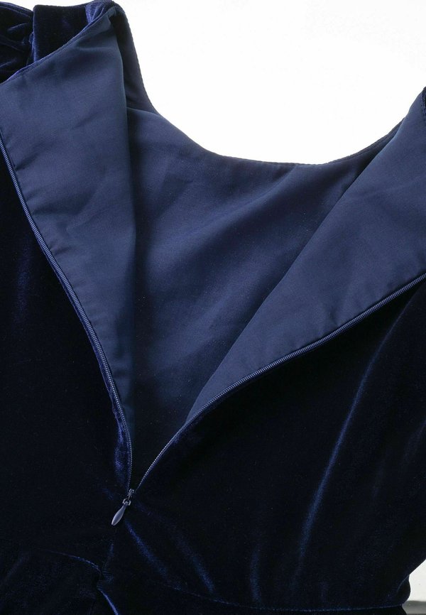 KOSTÜM KLEID FÜR EISKÖNIGIN ELSA FANS MIT HAARREIF – Kostüm – dunkelblau