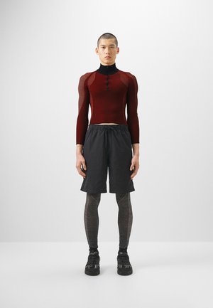 Saul Nash HIGH NECK COMPRESSION - Striktrøje - red/black