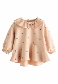 Next FRILL REGULAR FIT SET  - Langarmshirt - beige heart print
