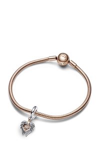 Pandora CELESTIAL COMPASS WINGS DANGLE - Talizman - sterling silver and rose gold plated