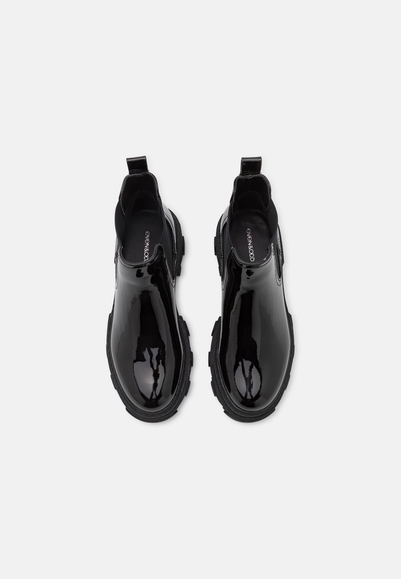 Damen Ankle Boots | Even&Odd Plateaustiefelette black/schwarz - LP54906 Damen Ankle Boots | Even&Odd Plateaustiefelette black/schwarz - LP54906