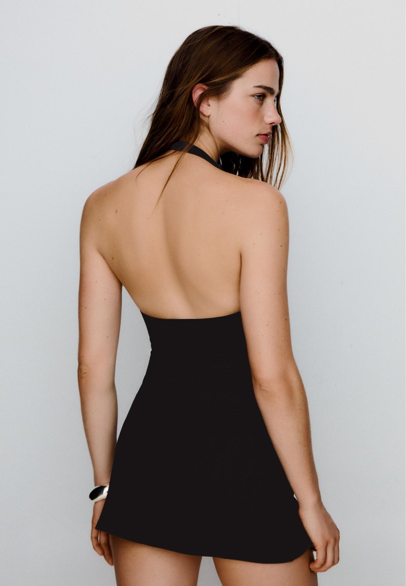 princess polly baby blue dress Bershka Women Bodycon Black Mini/Short Dress - Buy Bershka Women Bodycon  Black Mini/Short Dress Online at Best Prices in India main image 0