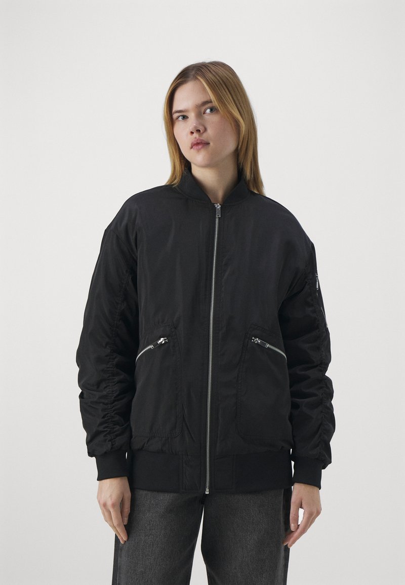 ONLY - ONLNOELLE OVERSIZED  - Bomberjacka - black, Förstora