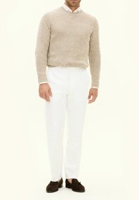 Oscar Jacobson SIMONE ROUNDNECK - Jumper - trench beige
