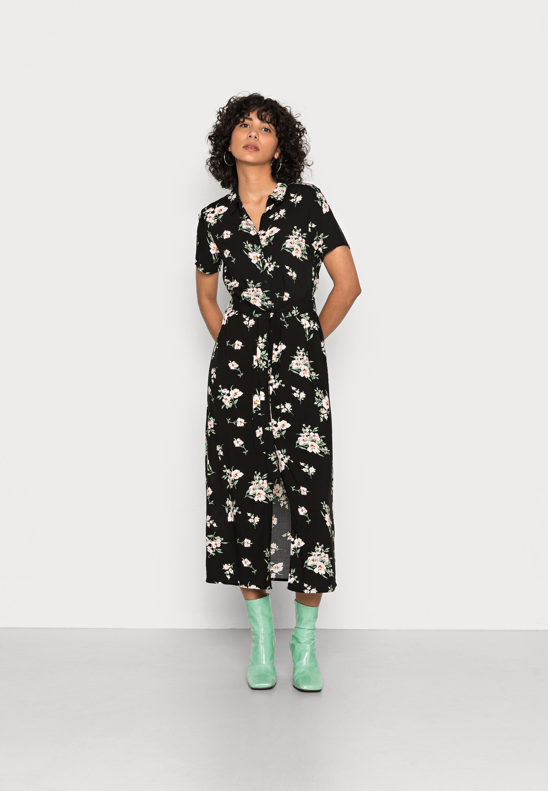 Vero Moda VMSIMPLY EASY - Blousejurk - black/zwart - Zalando.nl