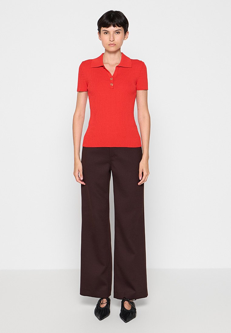 TWINSET Poloshirt rood TWINSET Poloshirt rood