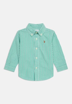 SEERSUCKER - Košeľa - green/white