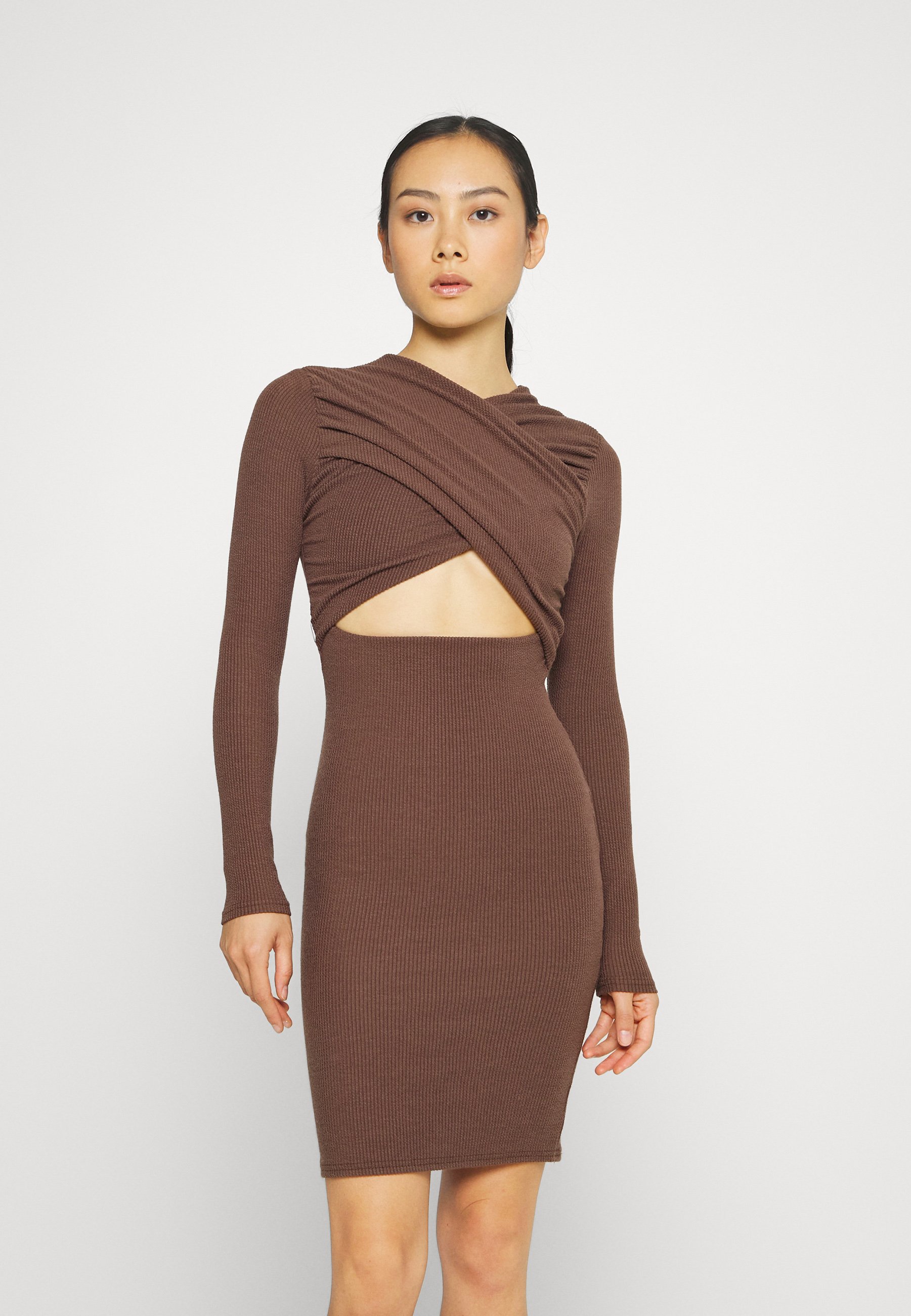 Missguided CROSS FRONT RUCHED MINI 
