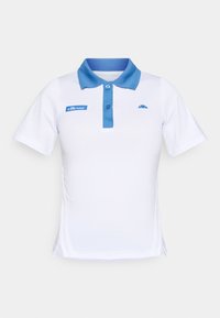 DI LEPRE TOP - Poloshirt - white/blue