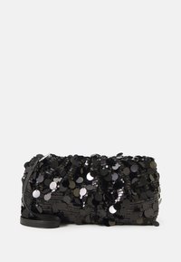 SEQUIN CLUTCH BAG - Ručna torbica - black