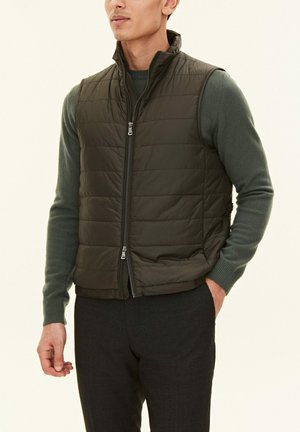 PADDED - Waistcoat - rosciola green