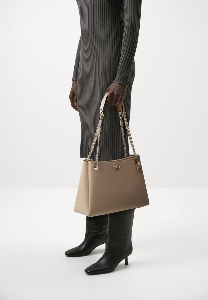 Guess ELIETTE - Borsa a mano - light beige
