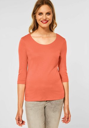 IN UNIFARBE - Long sleeved top - orange