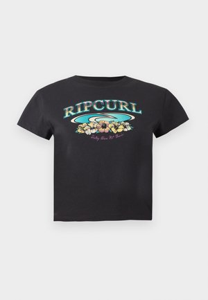 Rip Curl, CATALINA ISLAND BABY TEE - T-shirt imprimé - washed black