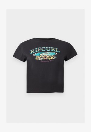 Rip Curl, CATALINA ISLAND BABY TEE - T-shirt print - washed black