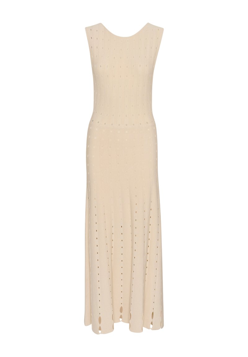 Gestuz Gebreide jurk crème
