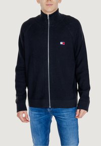 Tommy Jeans Felpa con zip - black