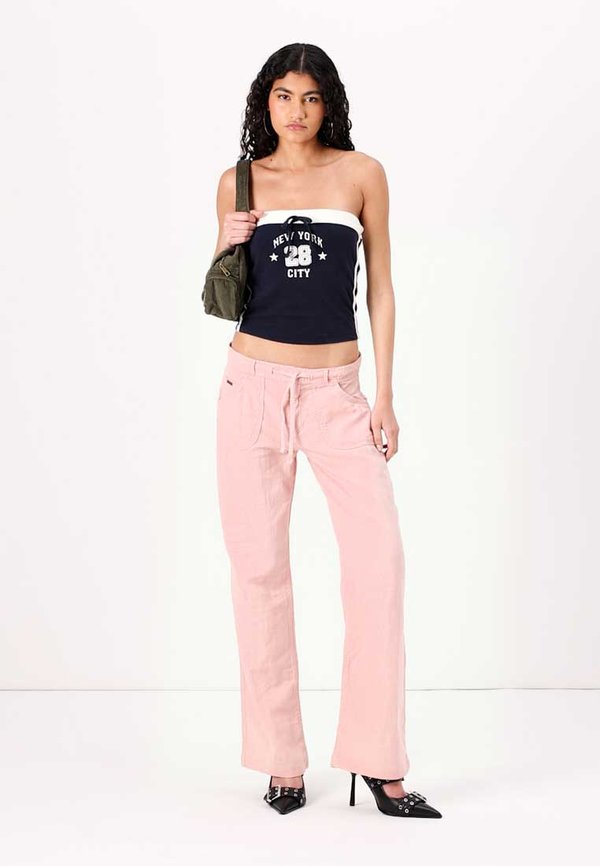 BDG 5 POCKET LINEN MIX PANTS - Trousers2