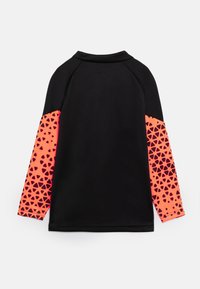 Puma INDIVIDUAL CUP TRAINING 1 4 ZIP JR UNISEX - Fußball-Trikot - black/ultra orange