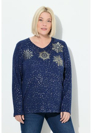 V-AUSSCHNITT - Sweatshirt - ink blue