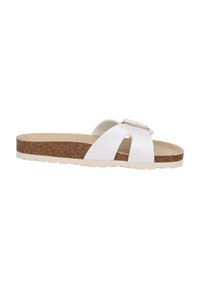 Palado by Sila Sahin Pantolette flach - weiß metallic