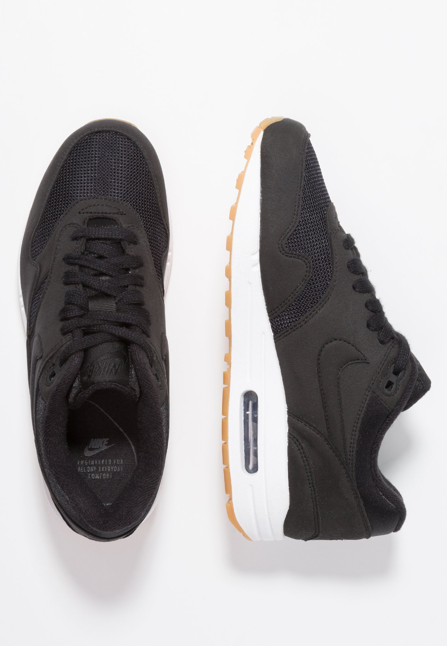 AIR MAX 1 - Sneakers laag - black/light brown AIR MAX 1 - Sneakers laag - black/light brown