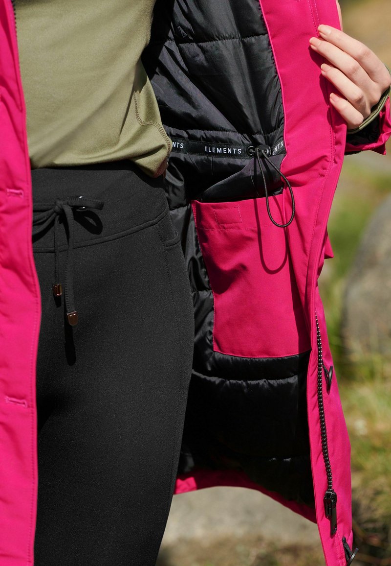 Next ELEMENTS WATERPROOF HOODED PARKA COAT Impermeable bright pink