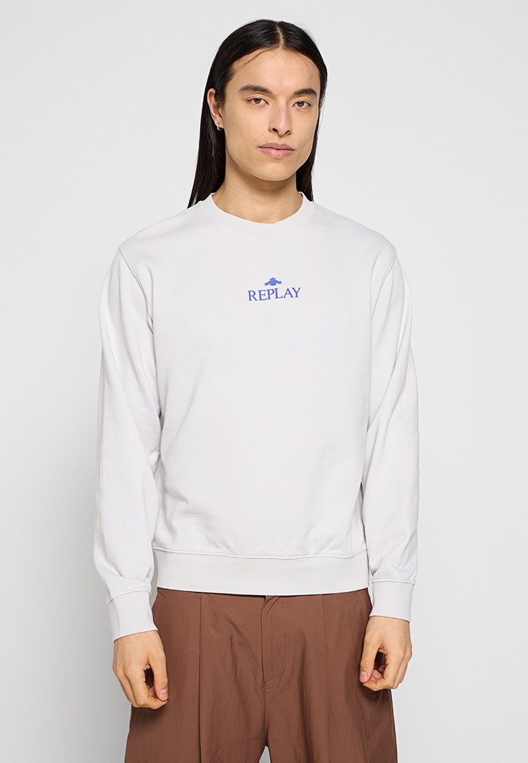 Replay Sweater lichtgrijs